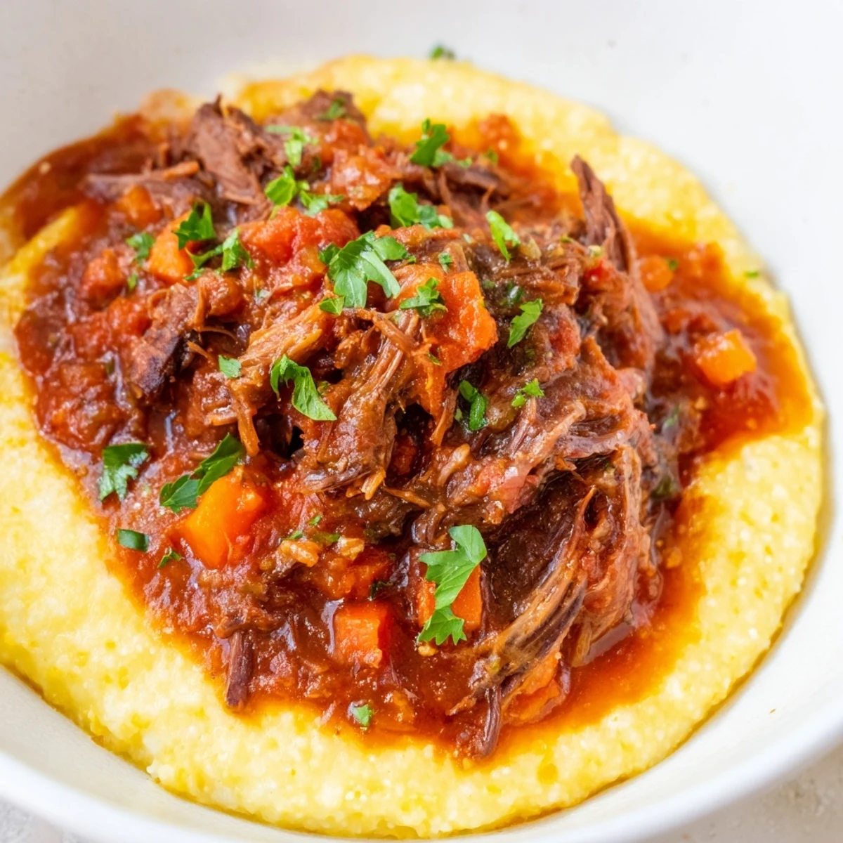 Rich tomato sauce and fresh herbs garnish this comforting Italian-inspired family dinner.