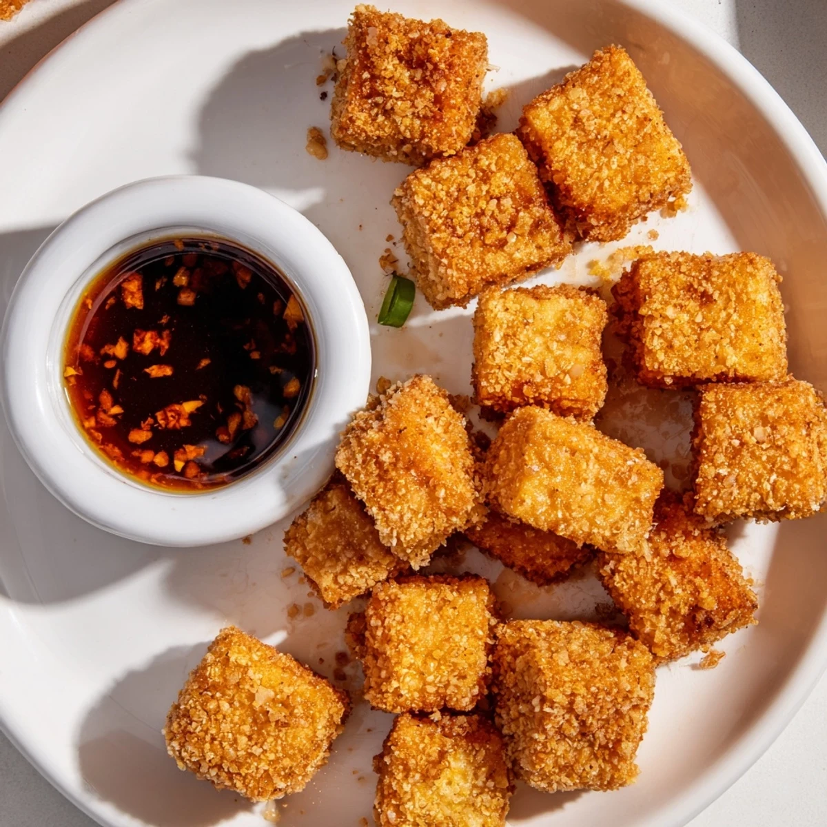Crispy Tofu Bites Dipping Sauce