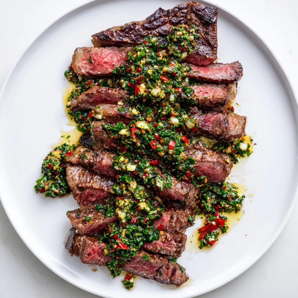 Sizzling boneless ribeye searing in a hot skillet, ready for butter-basting to build a flavorful crust.
