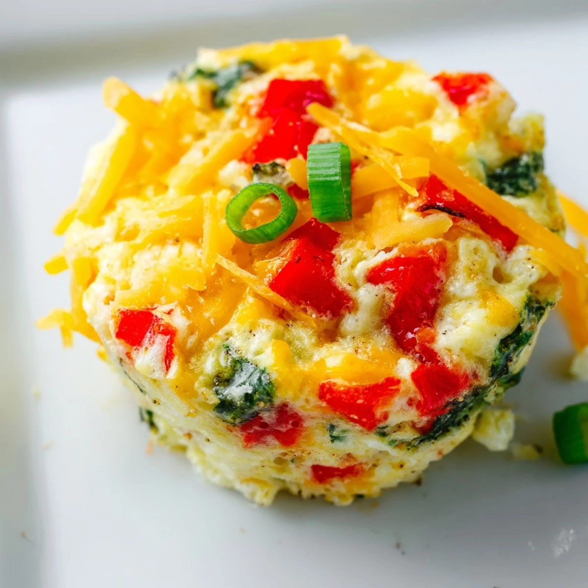 Baked golden Muffin Tin Cottage Cheese Egg Bites, packed with protein and ready for breakfast.