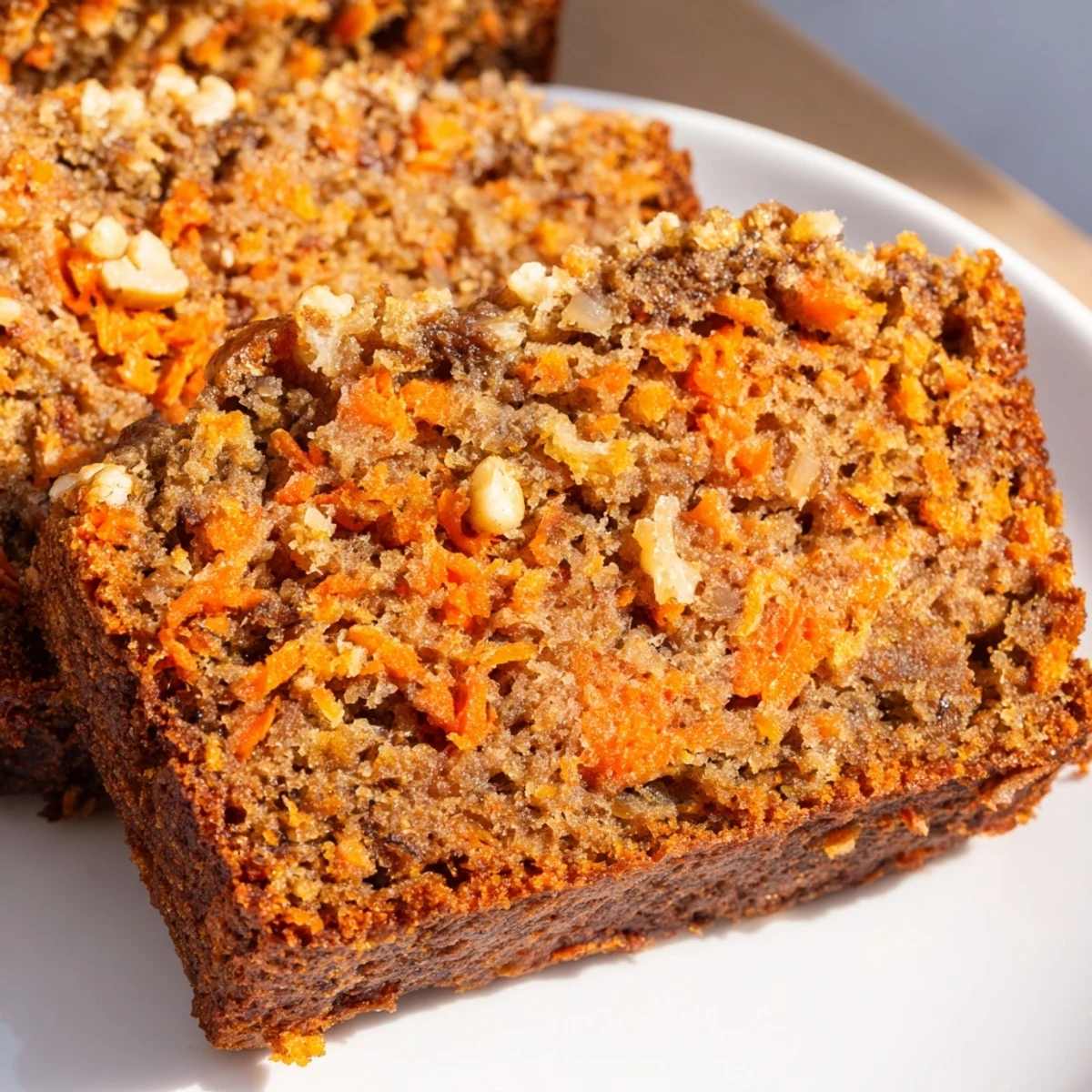 Freshly baked carrot cake banana bread cooling on wire rack with cream cheese glaze