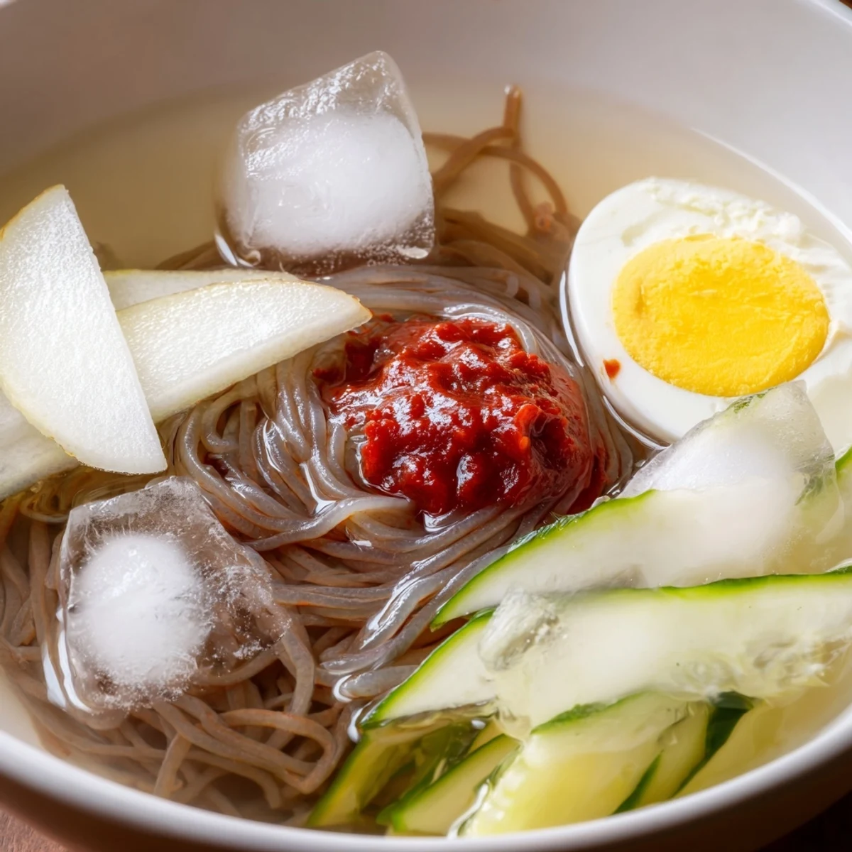 Korean Naengmyeon Cold Noodle