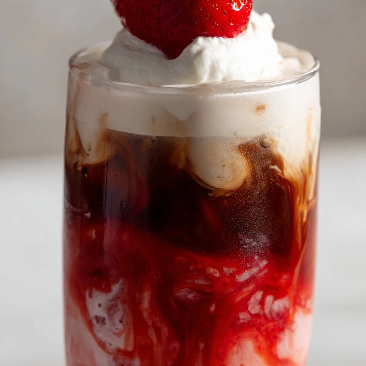 Strawberry Cream Cold Latte