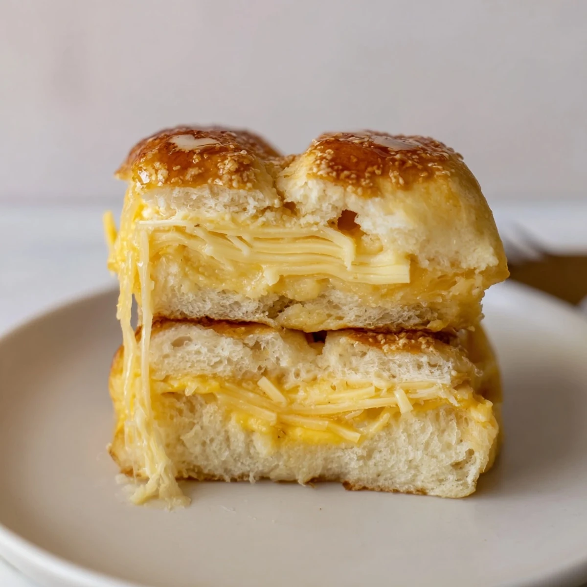Mini Grilled Cheese Hawaiian Rolls Recipe bubbling cheddar, golden tops, served with tomato soup