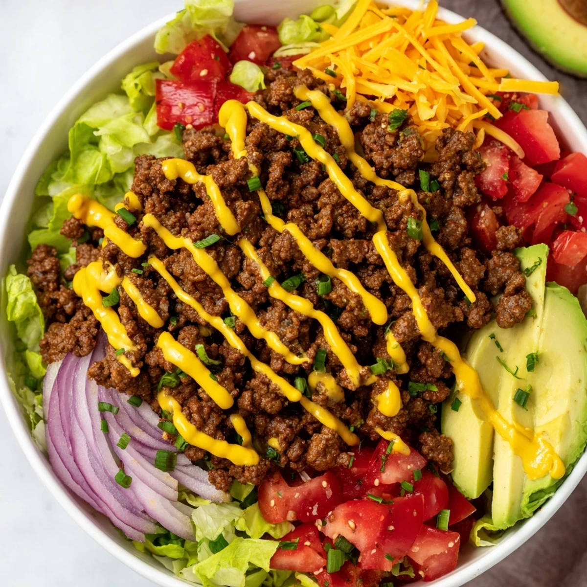 Burger Bowls with Beef