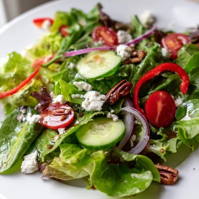 Spring Mix Salad with Vegetables