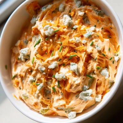 Buffalo Pickle Dip For Game Day