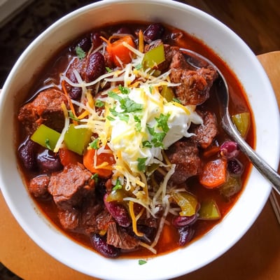 Hearty Beefy Chili Stew